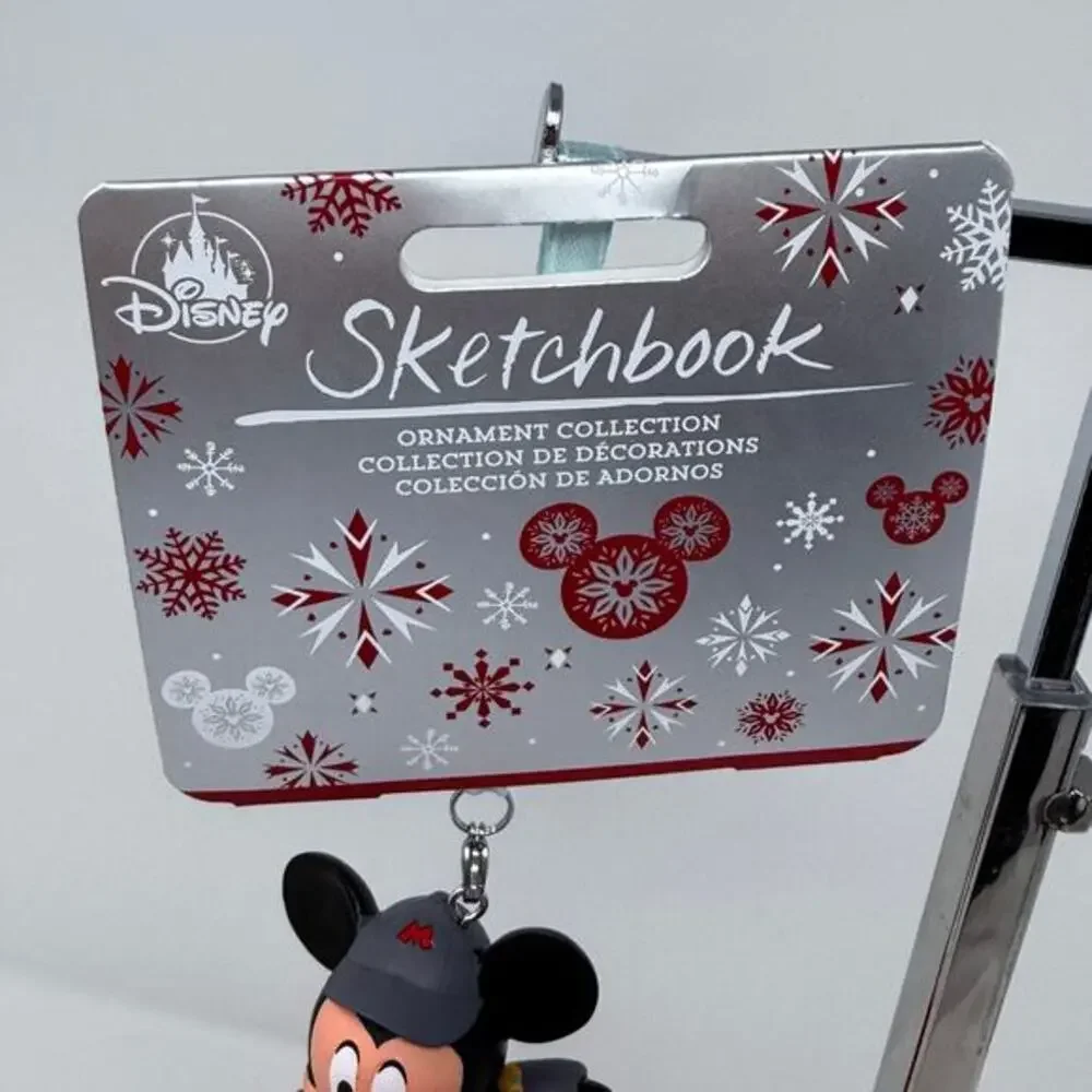 Disney‎ Sketchbook Ornament Collection Mickey Mouse Mechanic With Lunch Box NEW